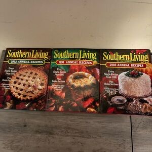 Southern Living Annual Recipes Collection with Red and Green Covers